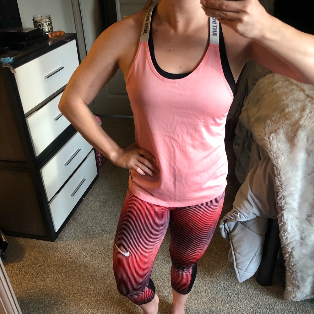 Nike Coral Running Tank Top